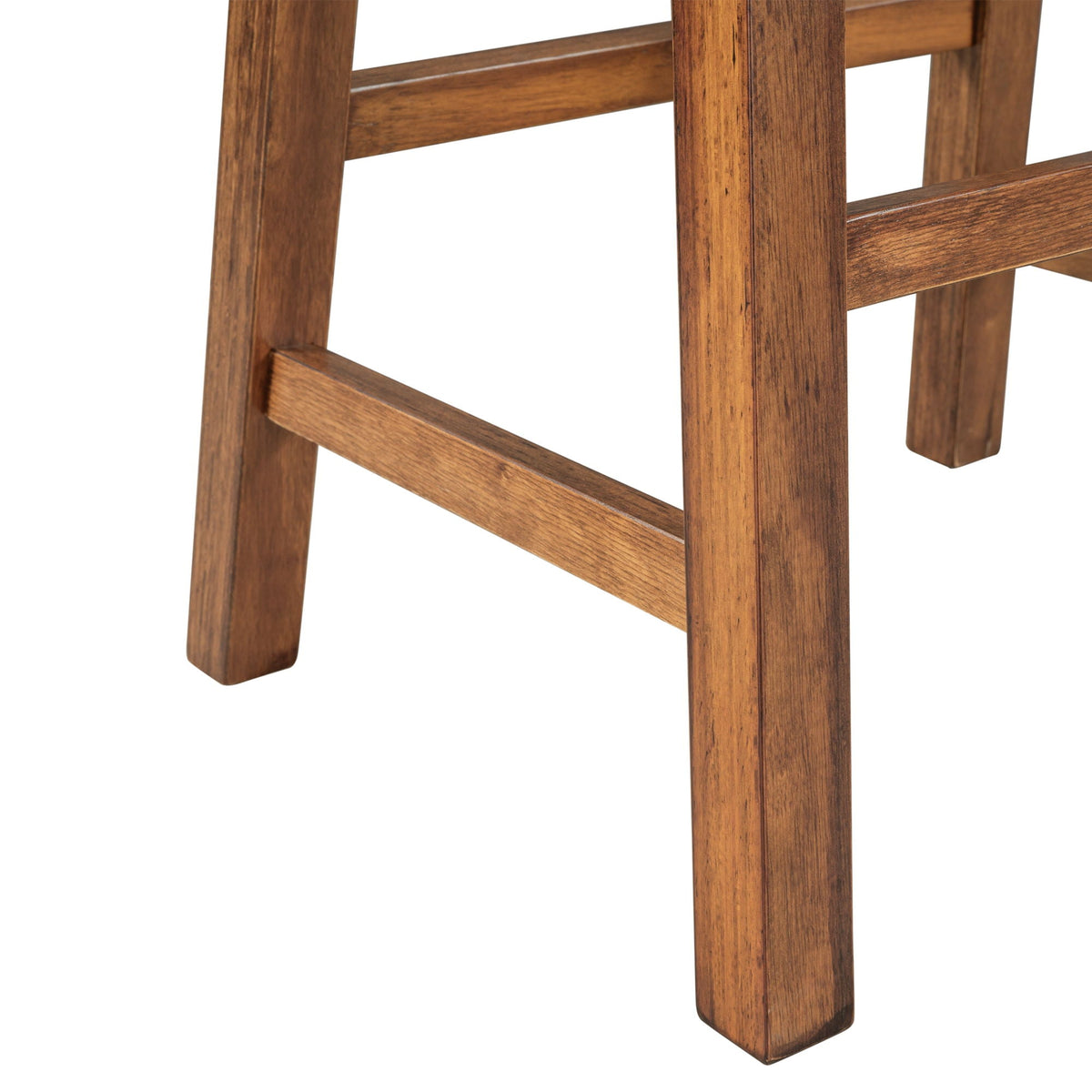 3-Piece Rustic Kitchen Island & Stool Set – Light Brown