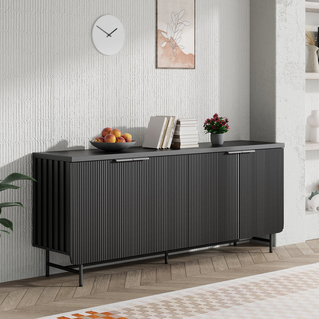 Modern Scandinavian Sideboard Buffet Cabinet