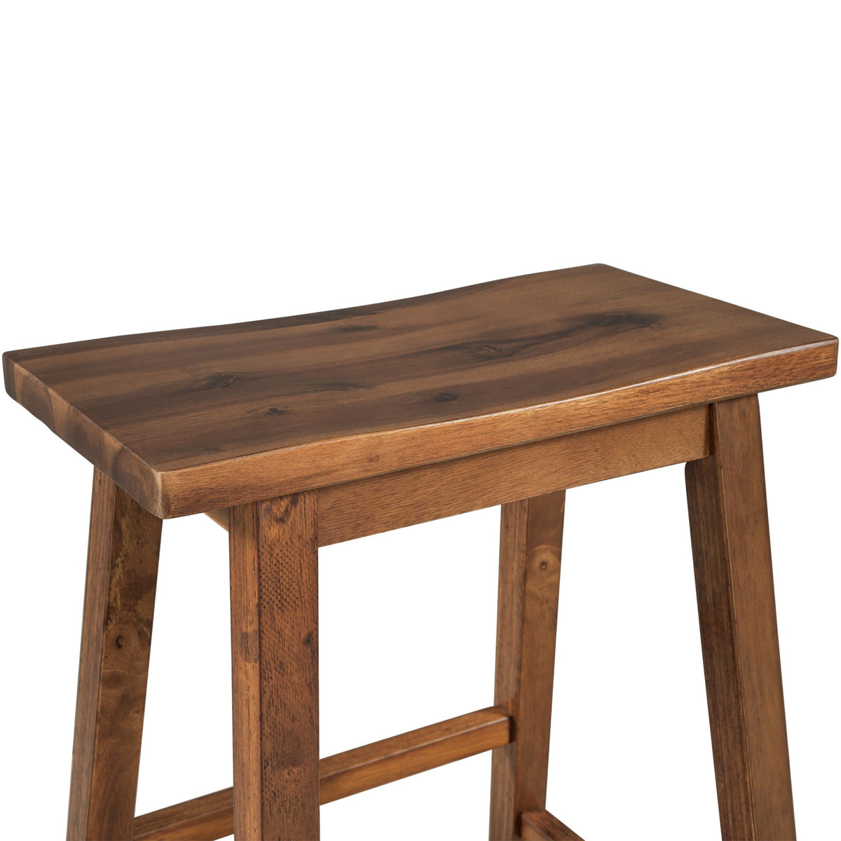 3-Piece Rustic Kitchen Island & Stool Set – Light Brown