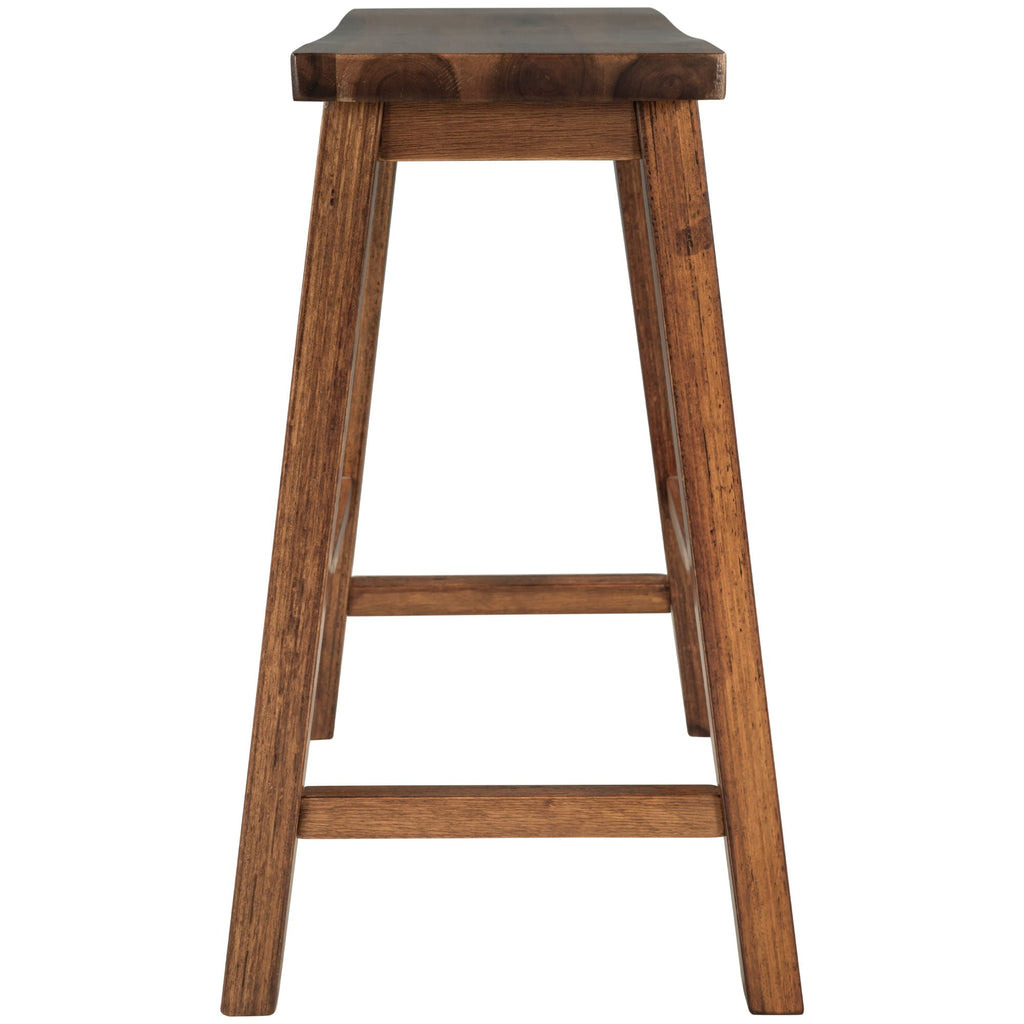 3-Piece Rustic Kitchen Island & Stool Set – Light Brown