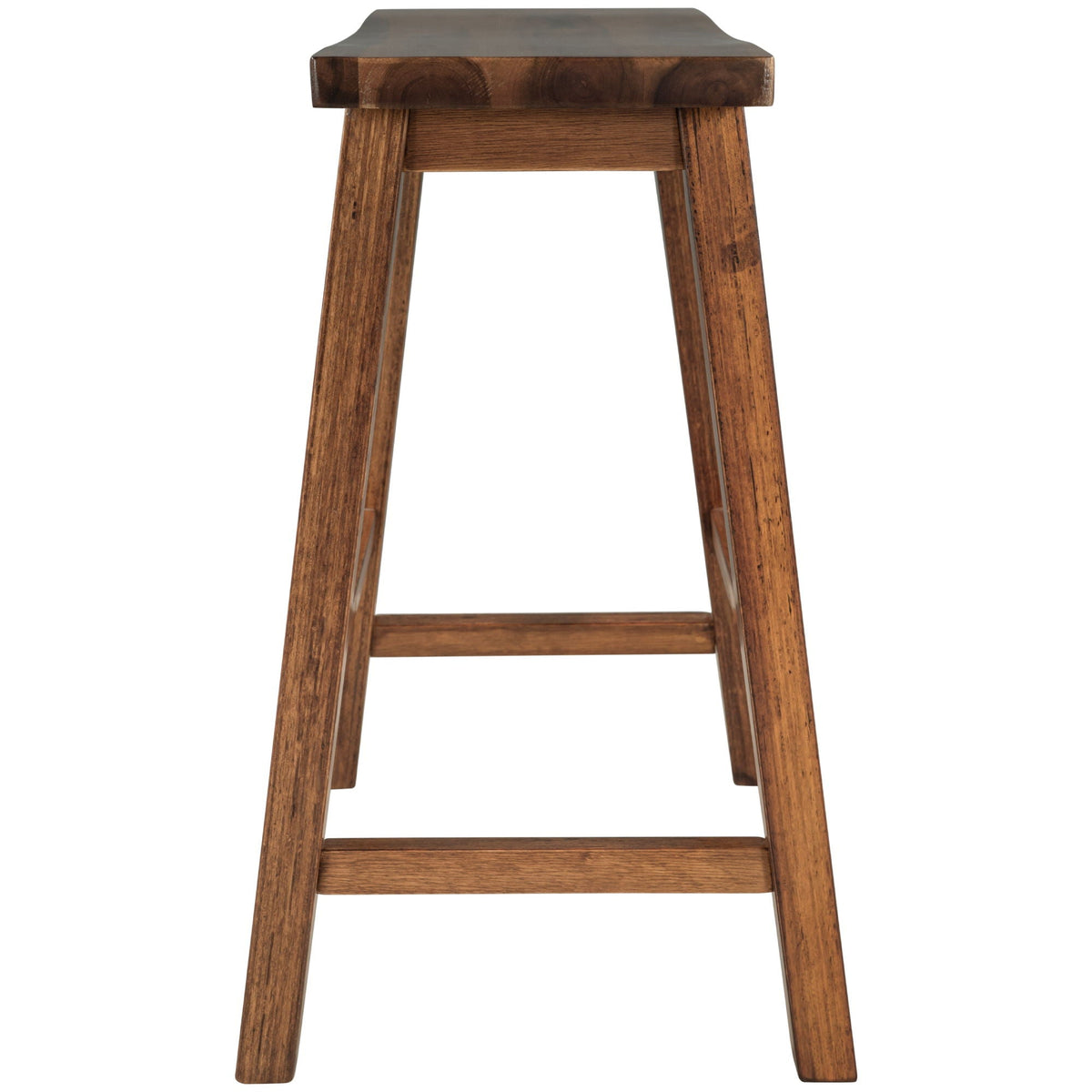 3-Piece Rustic Kitchen Island & Stool Set – Light Brown