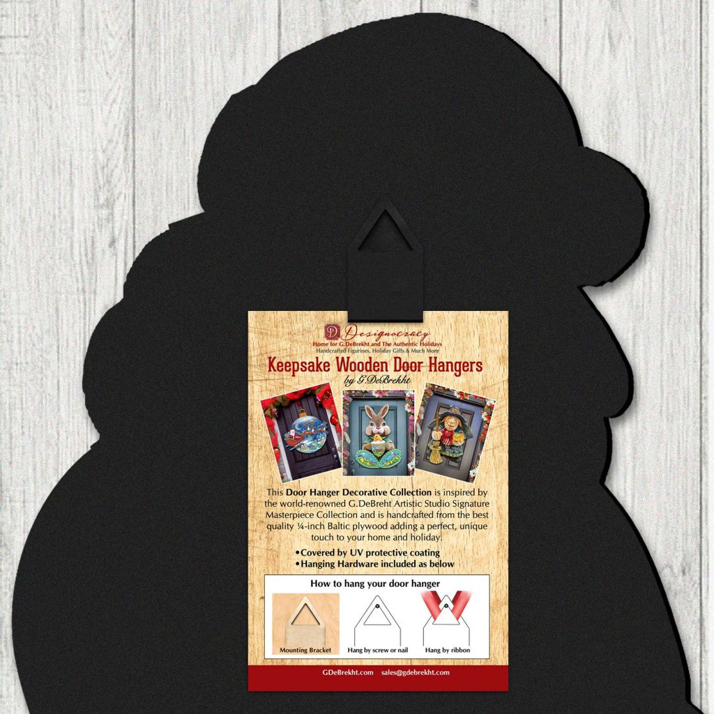 Day of The Dead Decorated Skull Halloween Door Decor by G. DeBrekht - Thanksgiving Halloween Decor - 8198443-2H