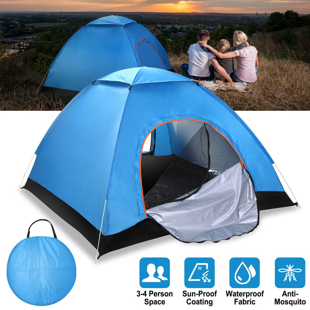 4-Person Instant Pop-Up Camping Tent