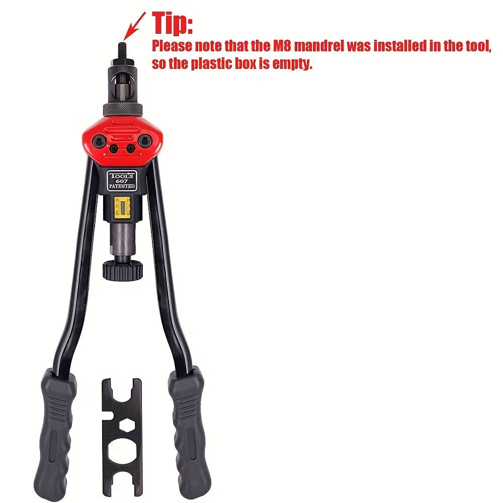 16" Rivet Nut Gun Kit with 15 Mandrels