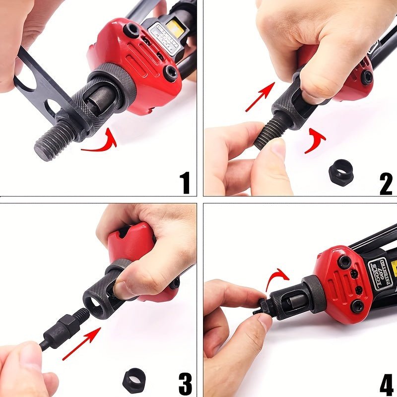 16" Rivet Nut Gun Kit with 15 Mandrels