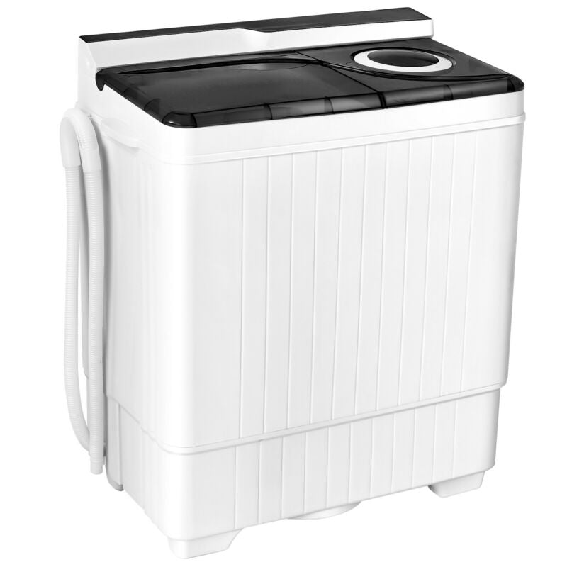 26 lb Portable Twin-Tub Washing Machine with Drain Pump