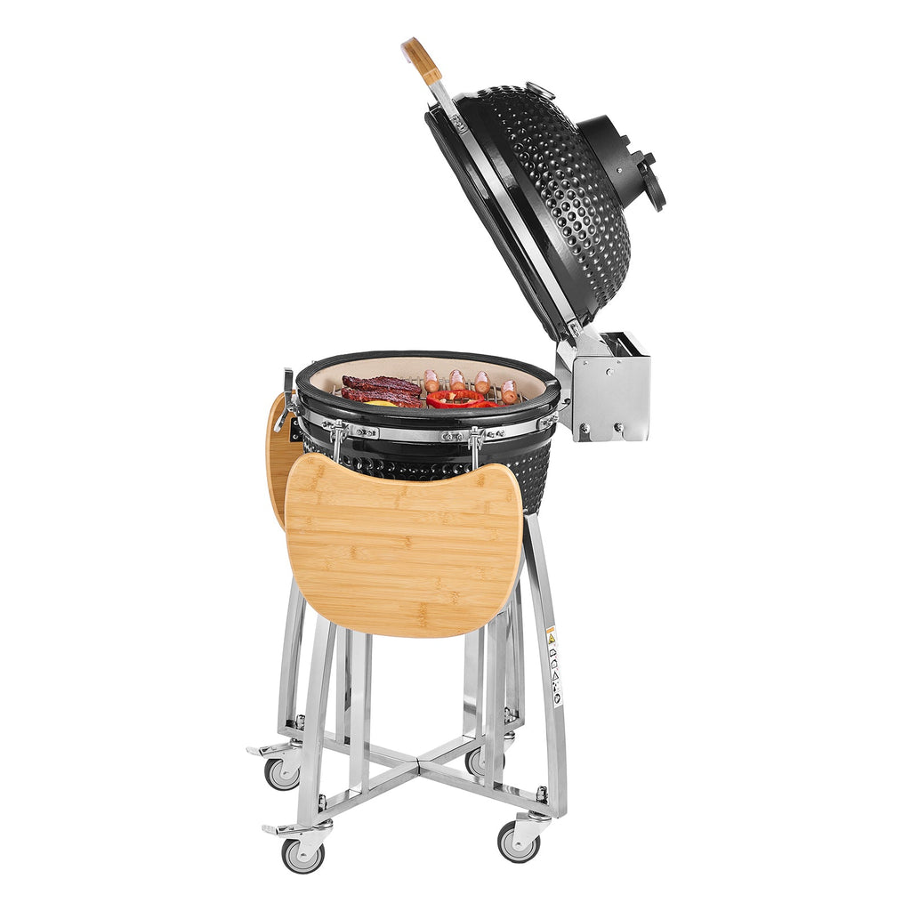 VEVOR 18-Inch Kamado Charcoal Smoker & Grill
