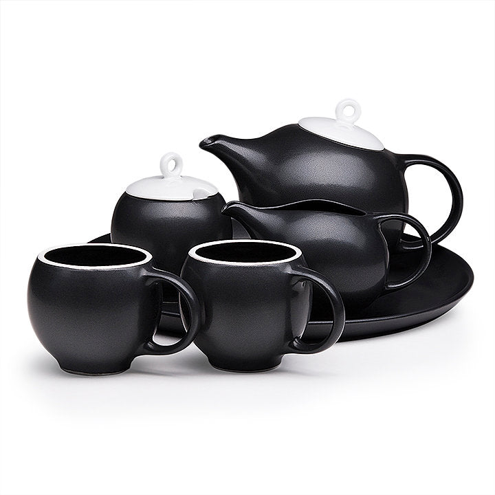 Maia Ming EVA 6-Piece Tea Set – Black