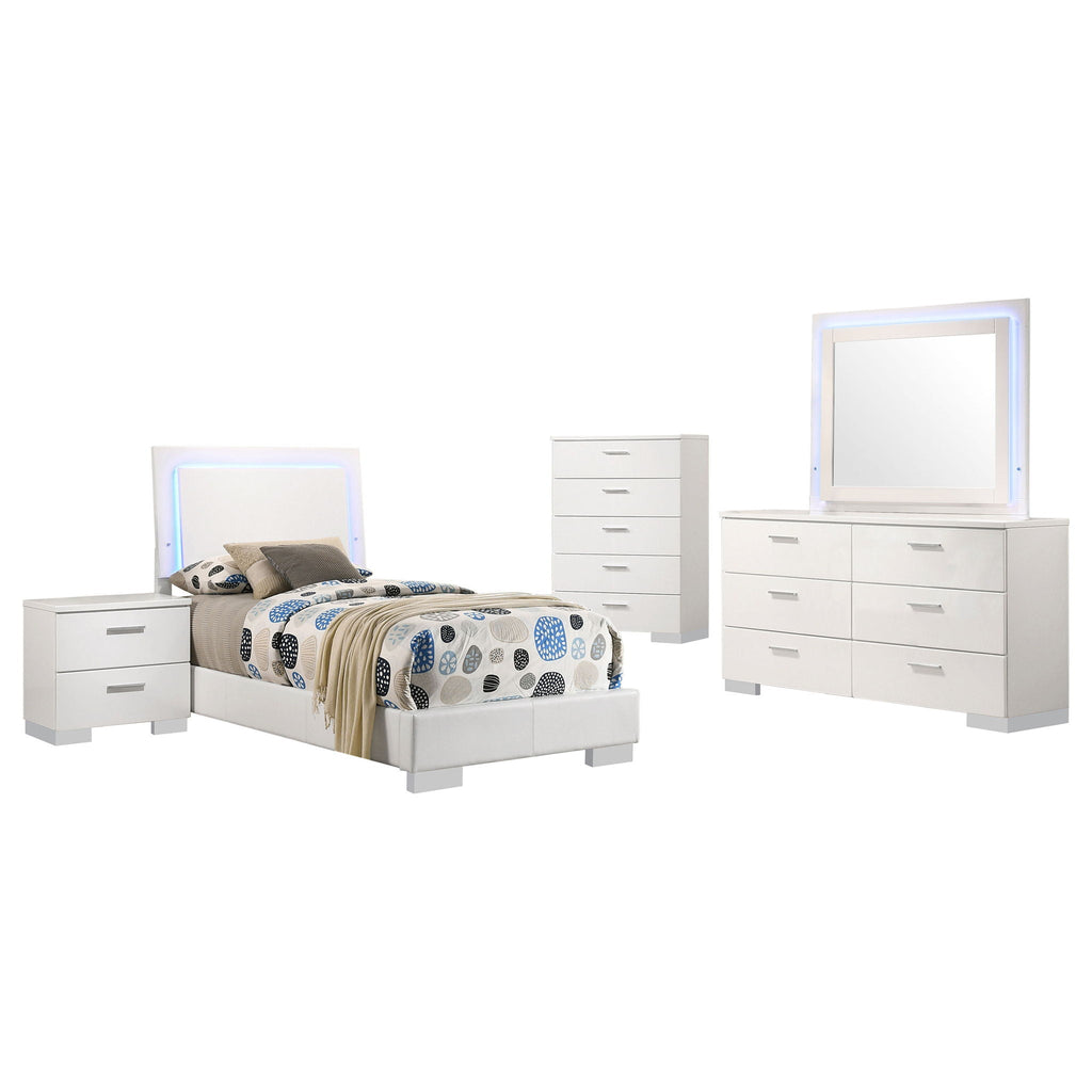 Felicity 5-Piece Twin Bedroom Set