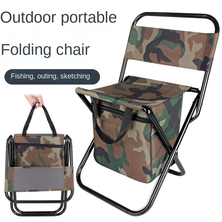 Compact Folding Camping Chair with Carry Bag