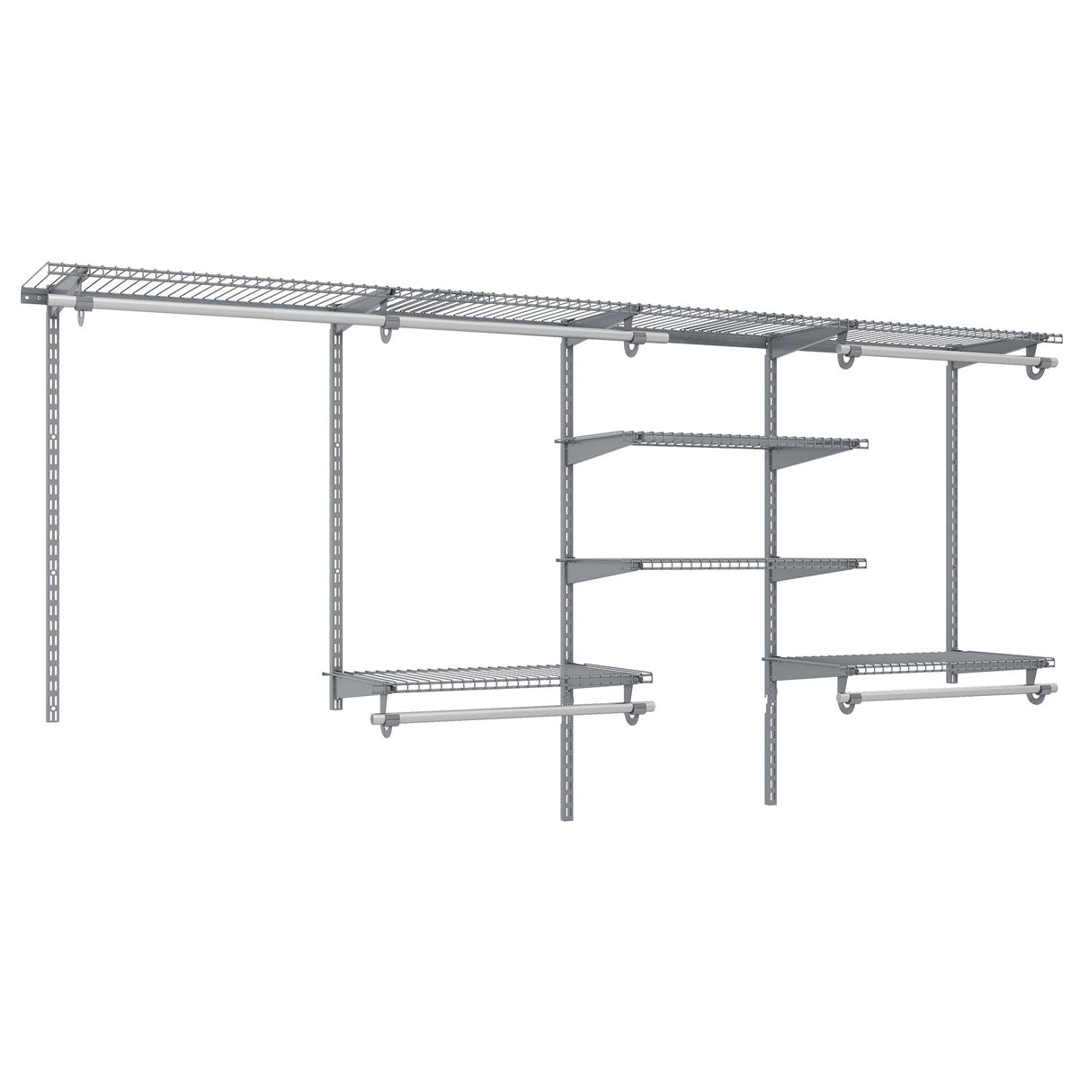4–8 ft Adjustable Closet Organizer & Hanging System