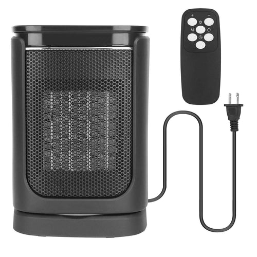 1500W Ceramic Space Heater with Remote & Digital Display