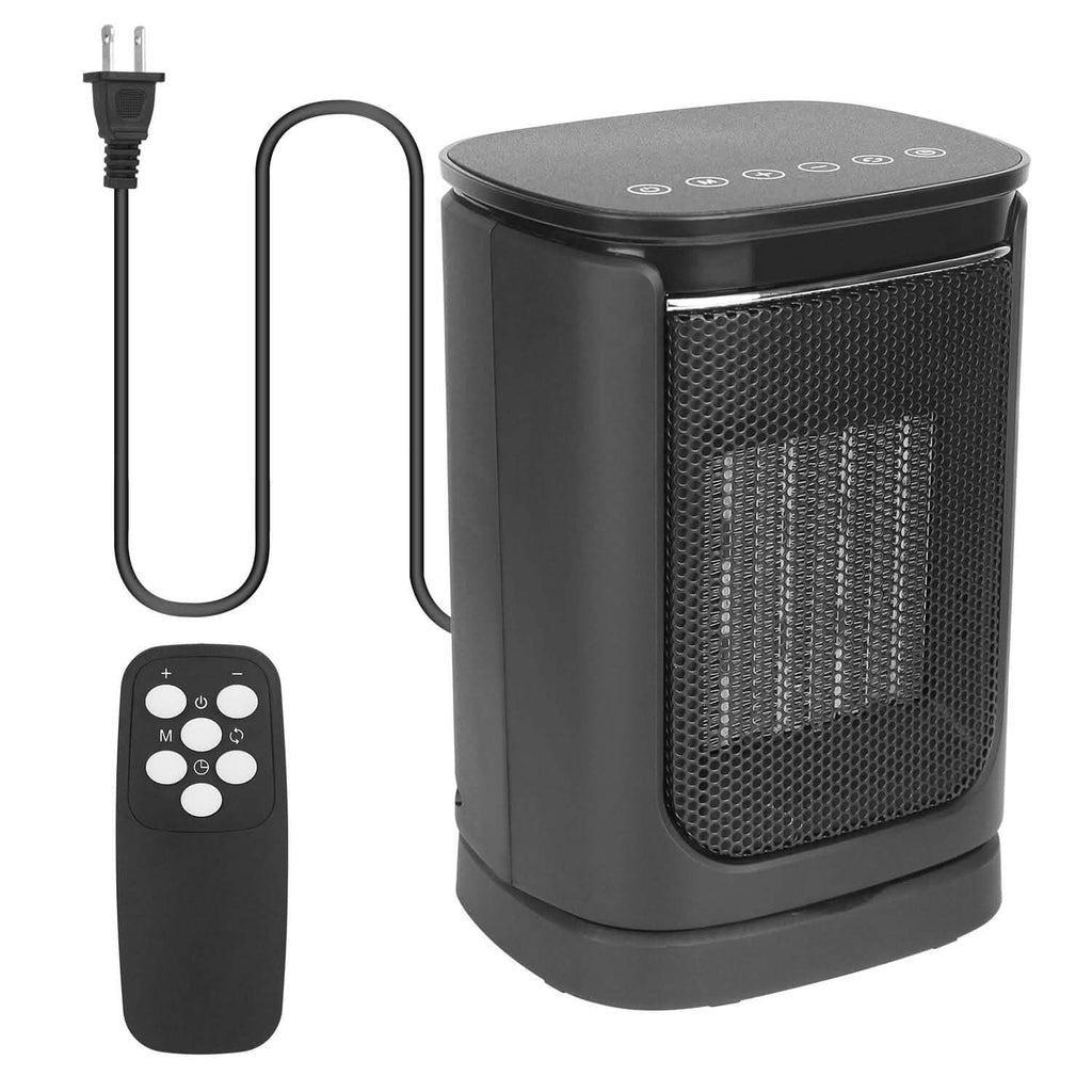 1500W Ceramic Space Heater with Remote & Digital Display