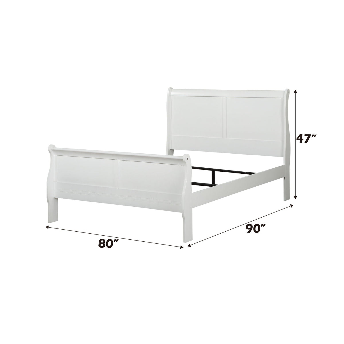 Louis Philippe Sleigh Bedroom Set – King Options