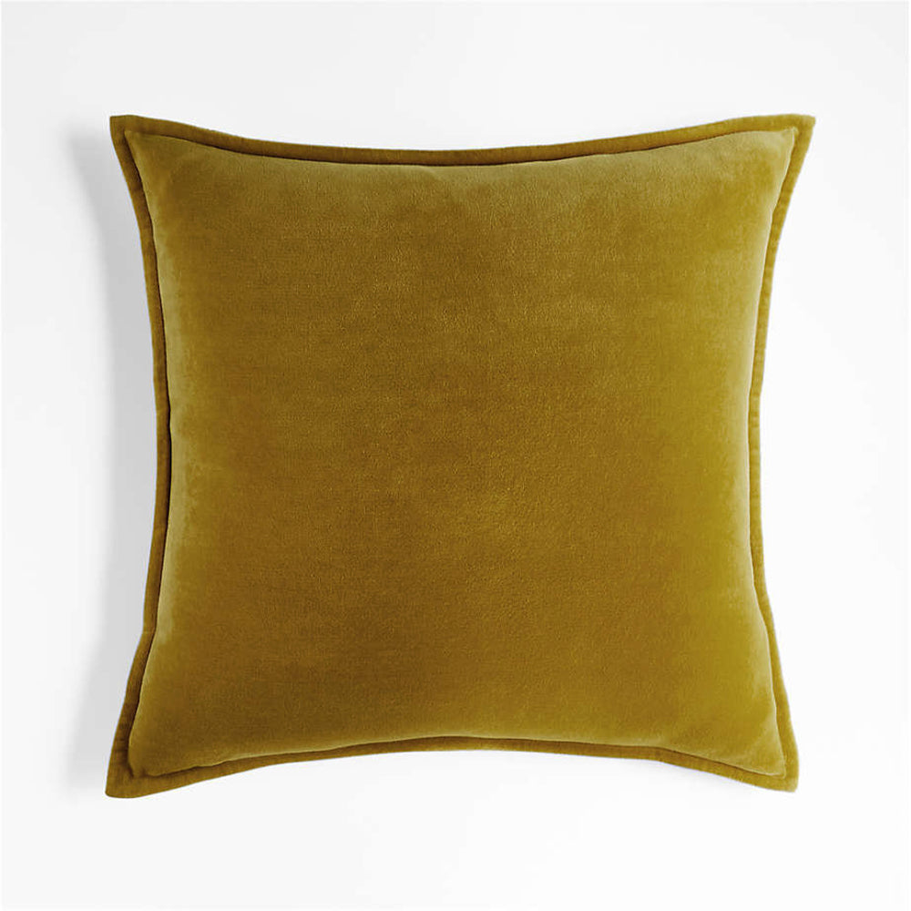 Velvet Throw Pillow with Insert – 20" x 20"