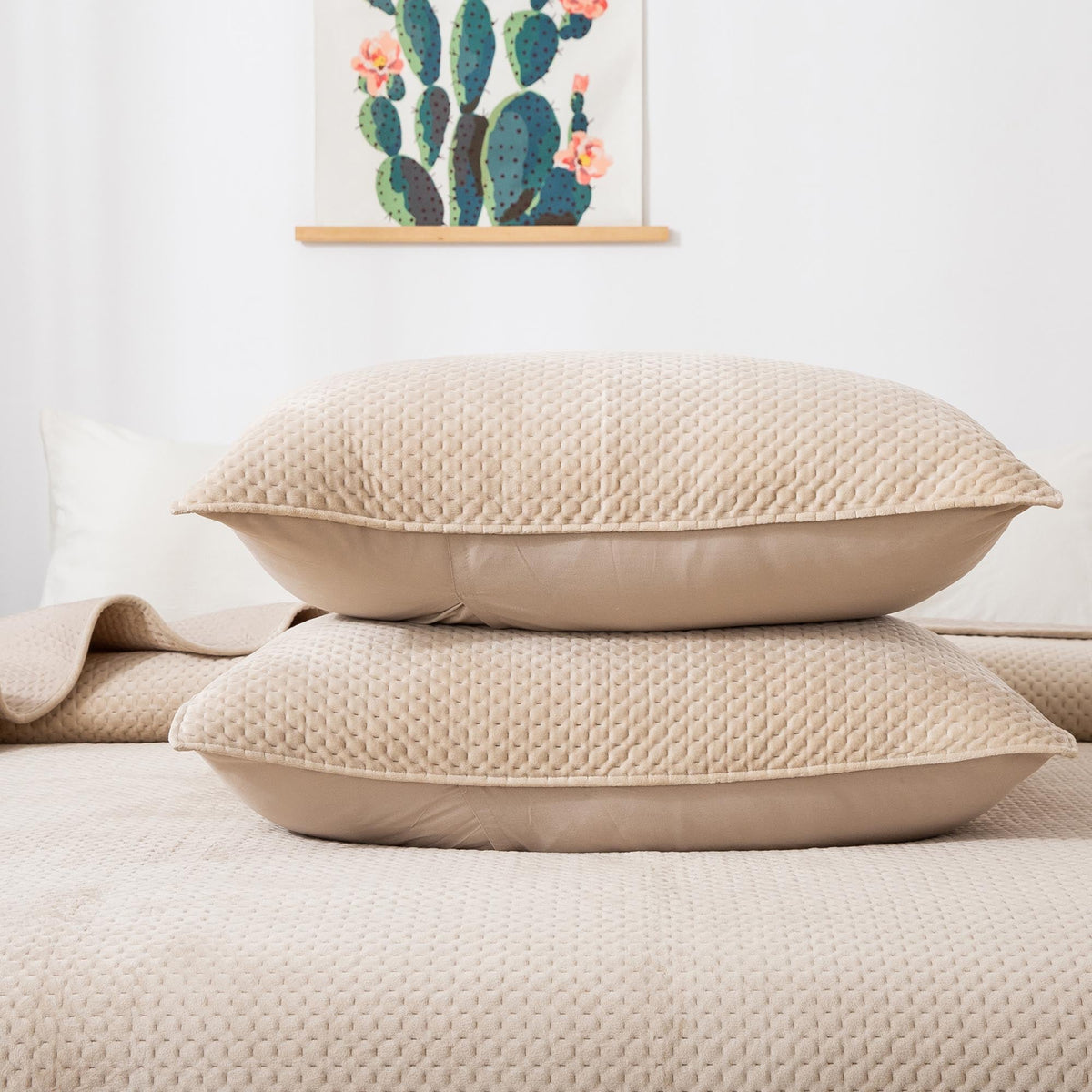 Kasentex Plush Velvet Quilt Set – Queen/King