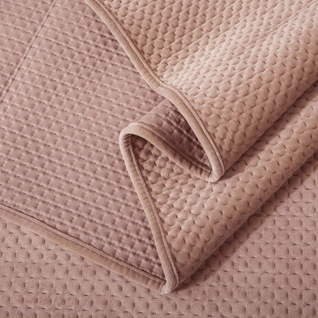 Kasentex Plush Velvet Quilt Set – Queen/King