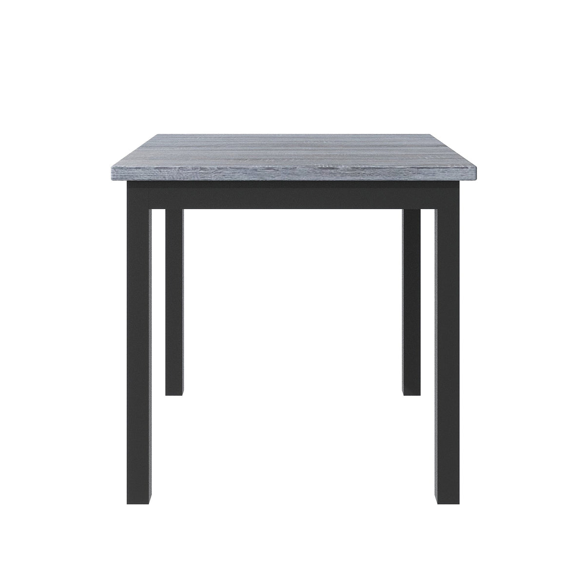 TOPMAX 5-Piece Counter-Height Dining Set – Black & Gray