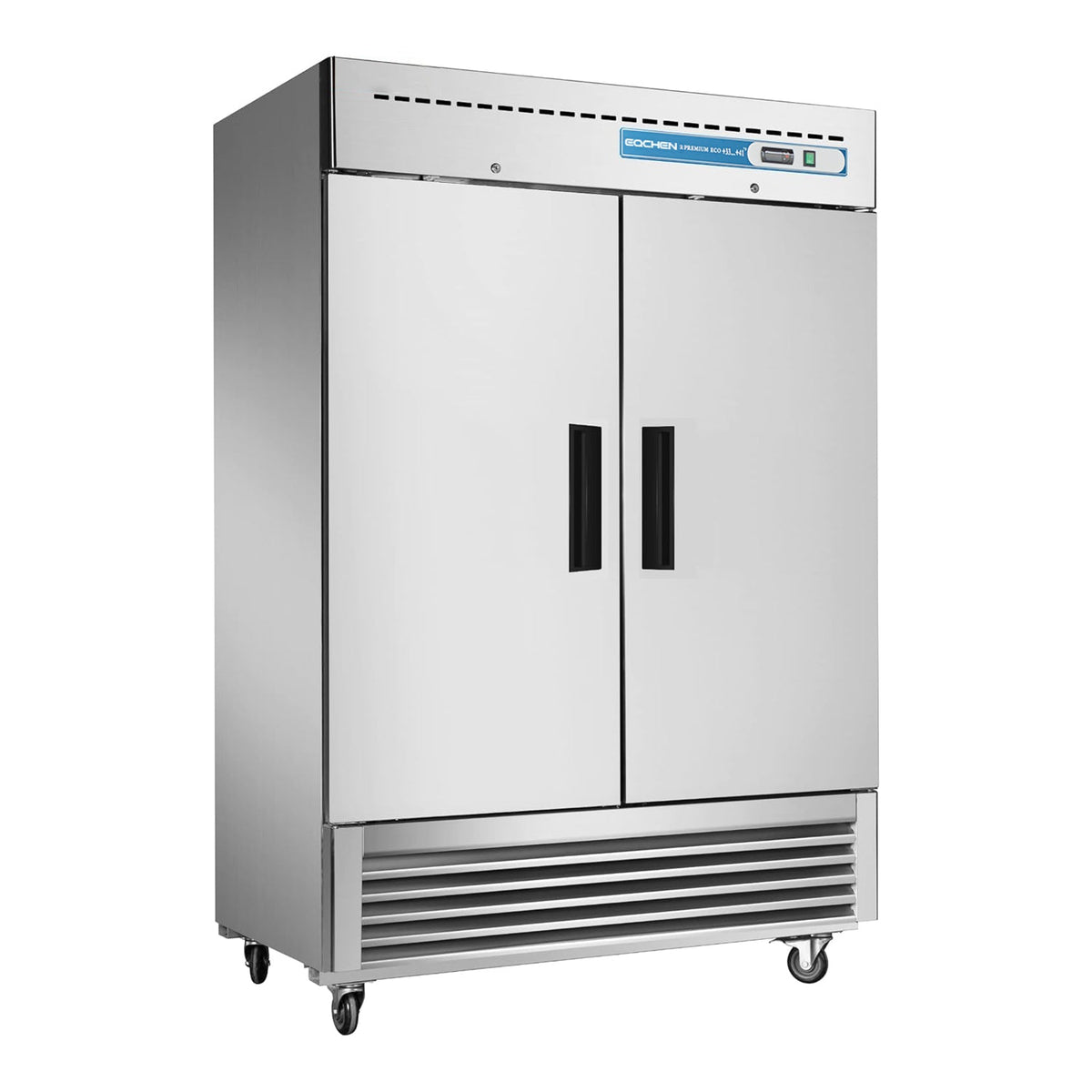 EQCHEN 49 Cu. Ft. Two-Door Commercial Reach-In Refrigerator