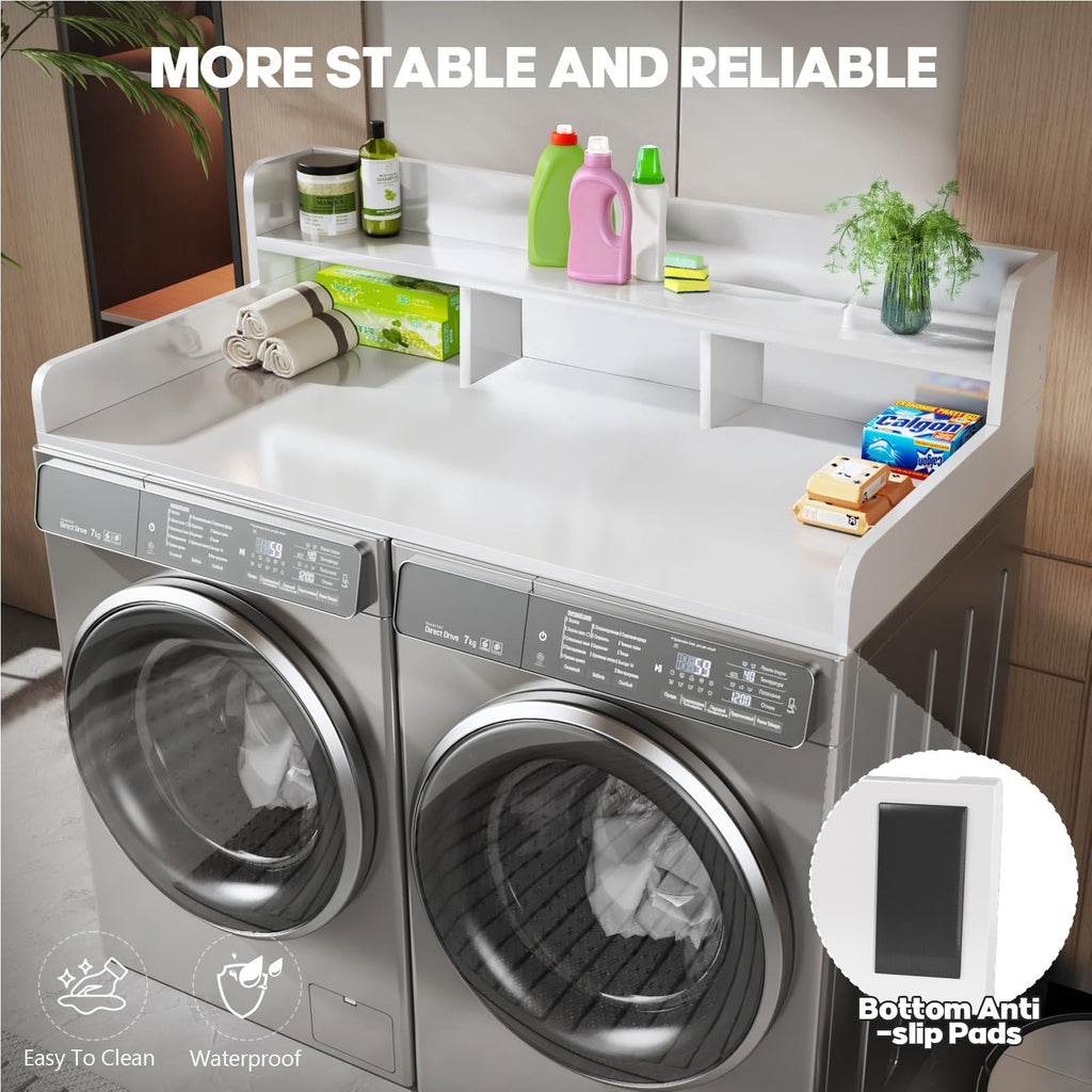 White Washer & Dryer Countertop Organizer