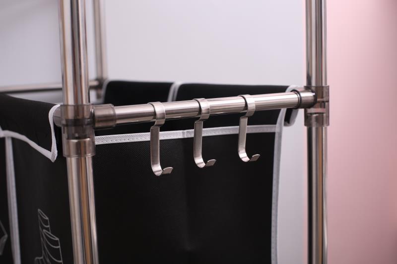 3-Tier Laundry Sorter with 4 Removable Bags