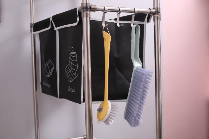3-Tier Laundry Sorter with 4 Removable Bags