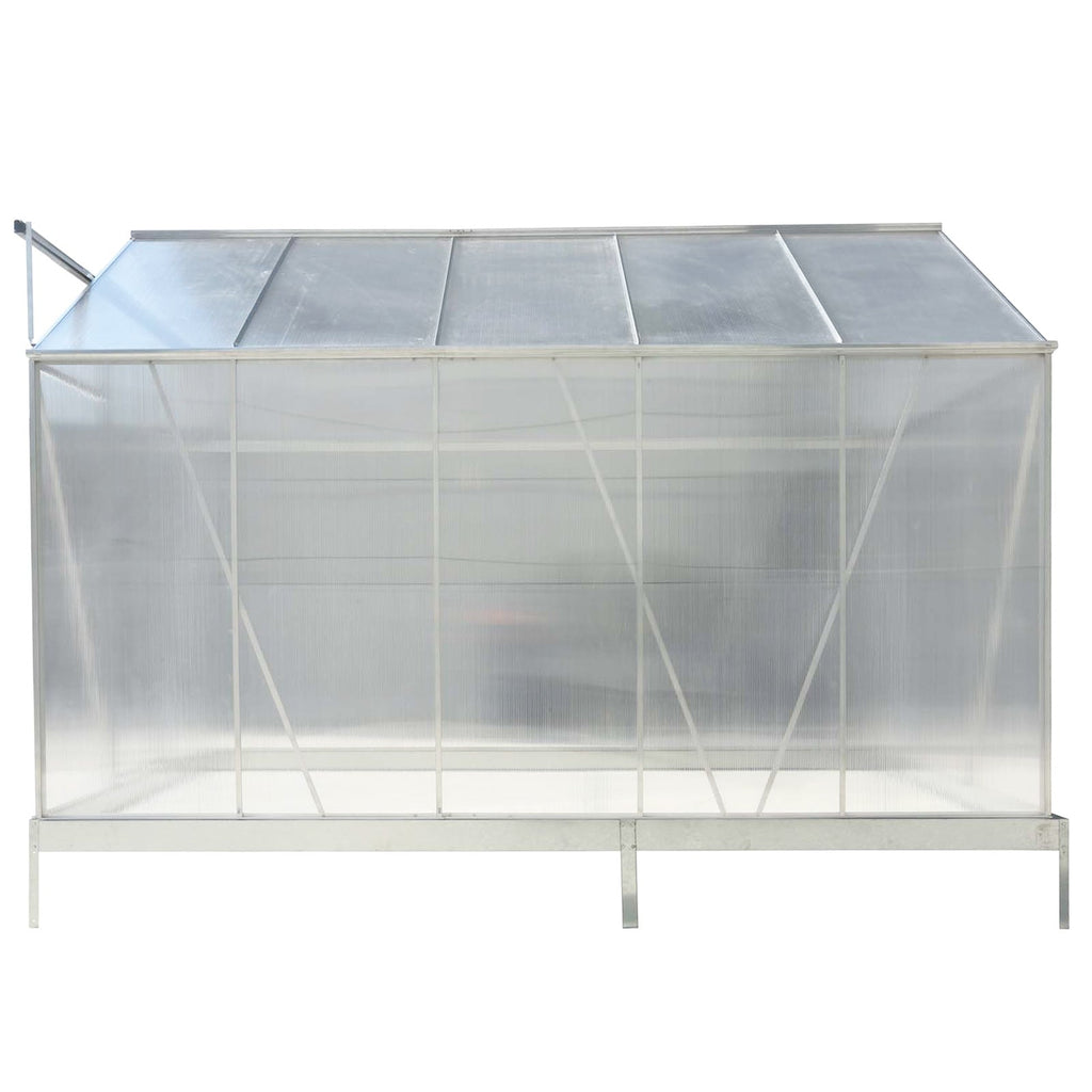 6.3' x 10.2' Heavy-Duty Polycarbonate Greenhouse
