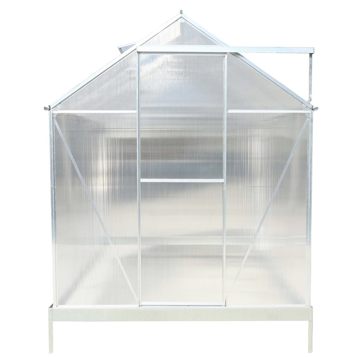 6.3' x 10.2' Heavy-Duty Polycarbonate Greenhouse