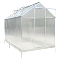 6.3' x 10.2' Heavy-Duty Polycarbonate Greenhouse