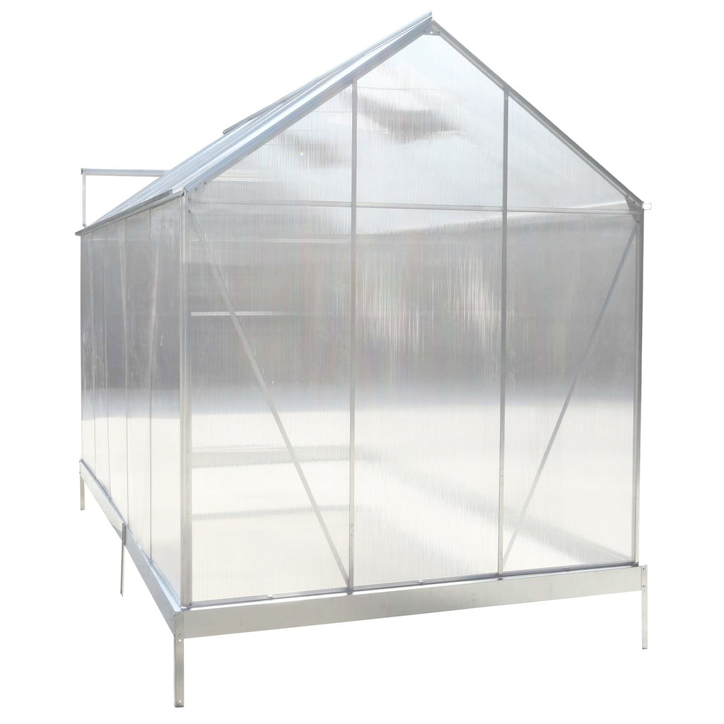 6.3' x 10.2' Heavy-Duty Polycarbonate Greenhouse