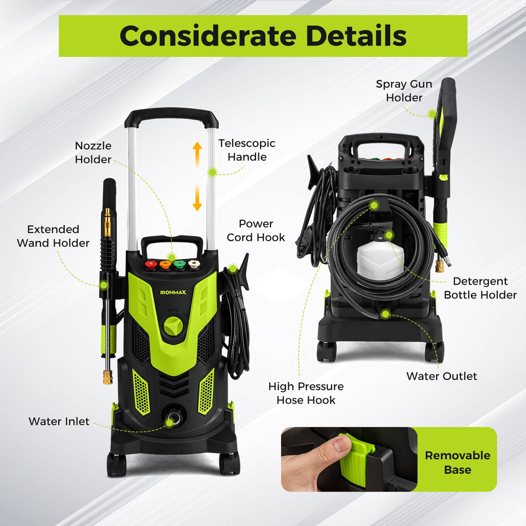 2300 PSI Electric Pressure Washer – 1.8 GPM