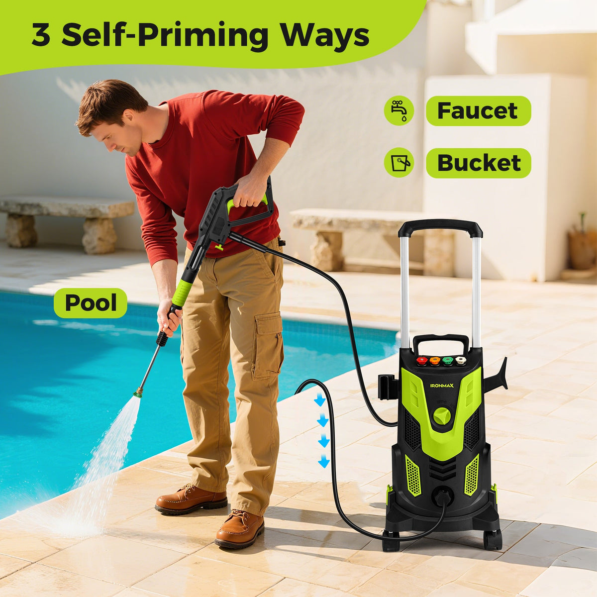 2300 PSI Electric Pressure Washer – 1.8 GPM