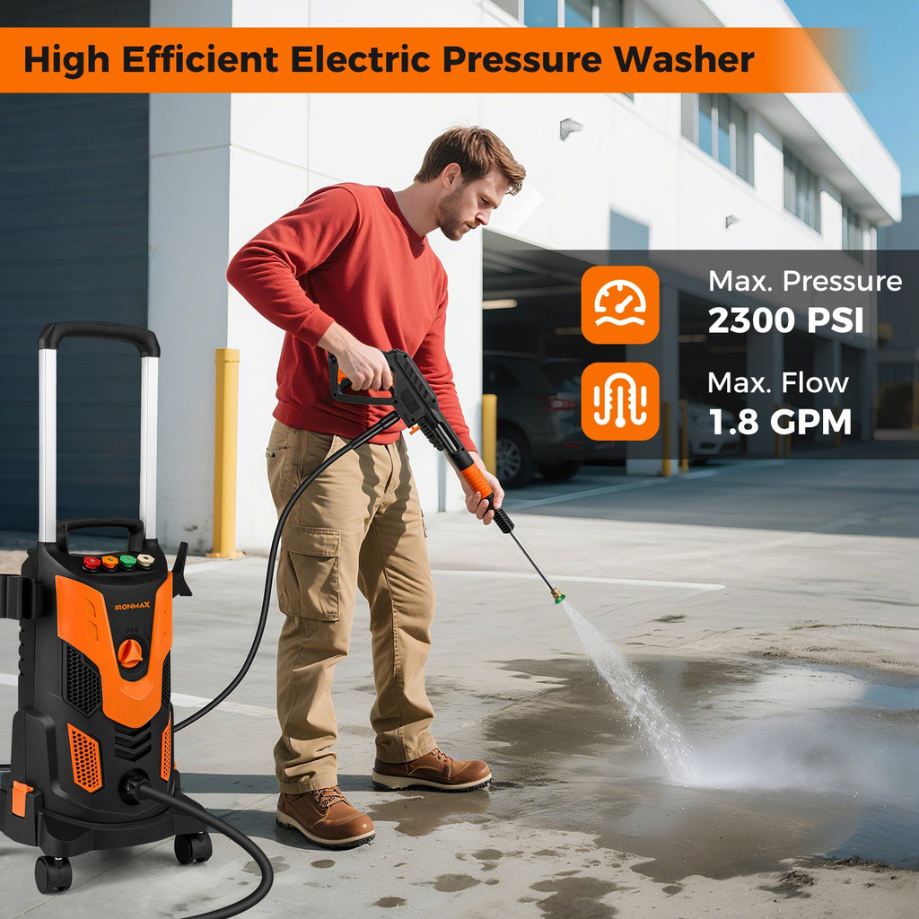 2300 PSI Electric Pressure Washer – 1.8 GPM