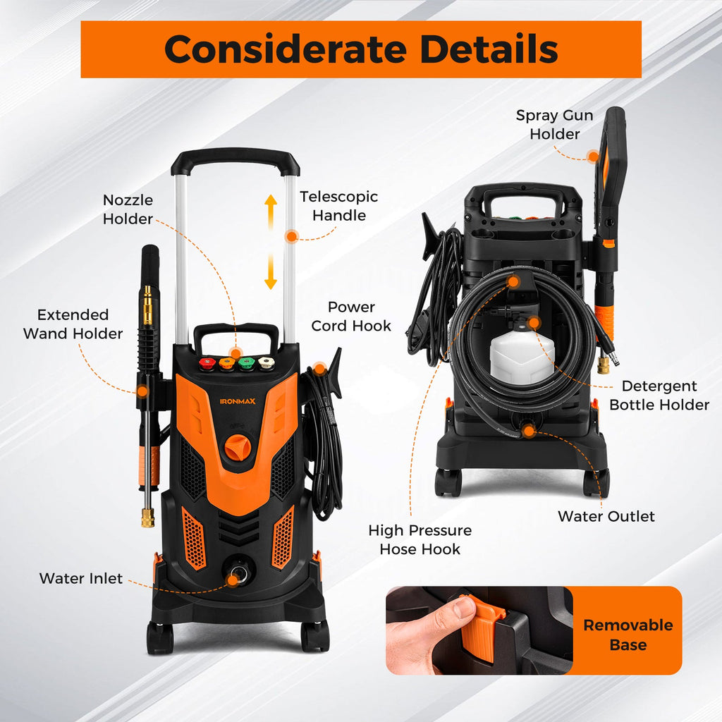 2300 PSI Electric Pressure Washer – 1.8 GPM
