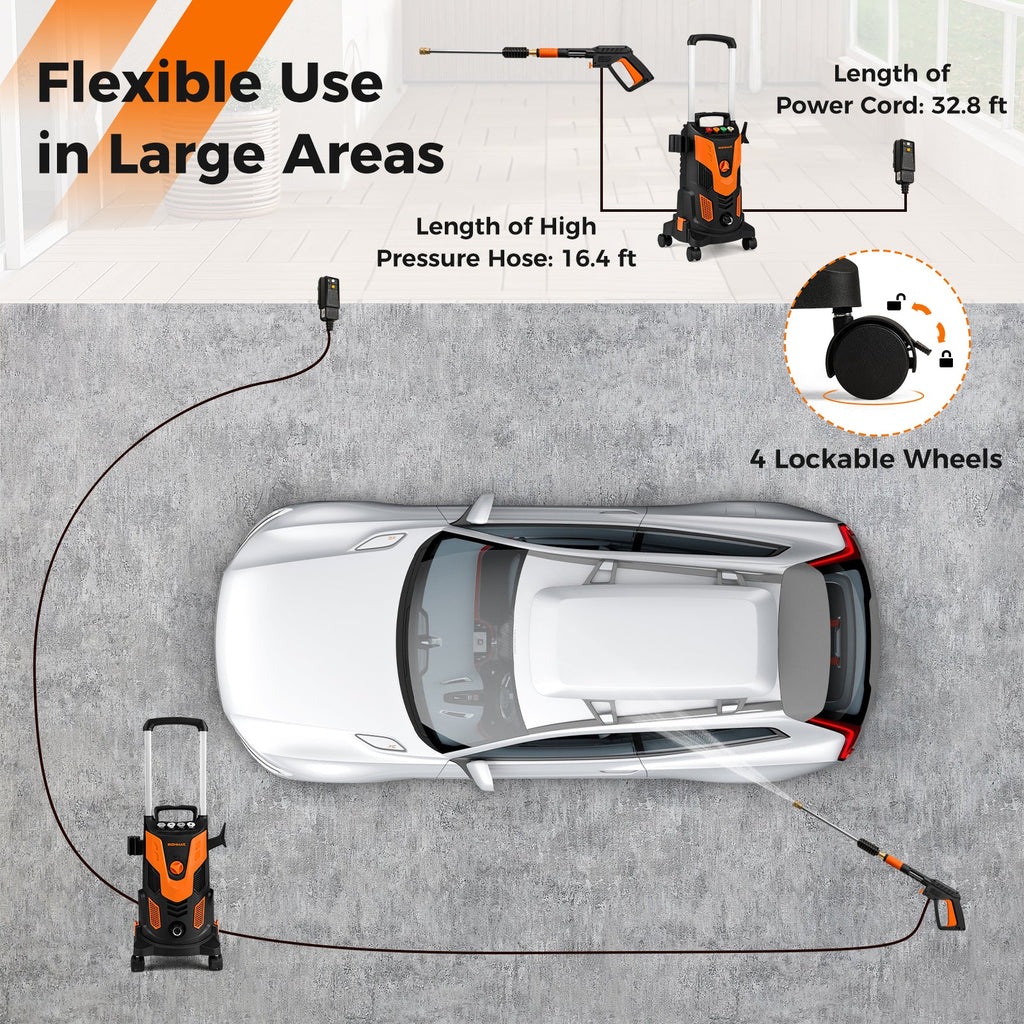 2300 PSI Electric Pressure Washer – 1.8 GPM