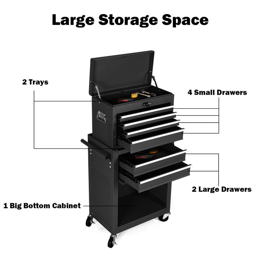 Rolling Garage Tool Cabinet & Storage Chest