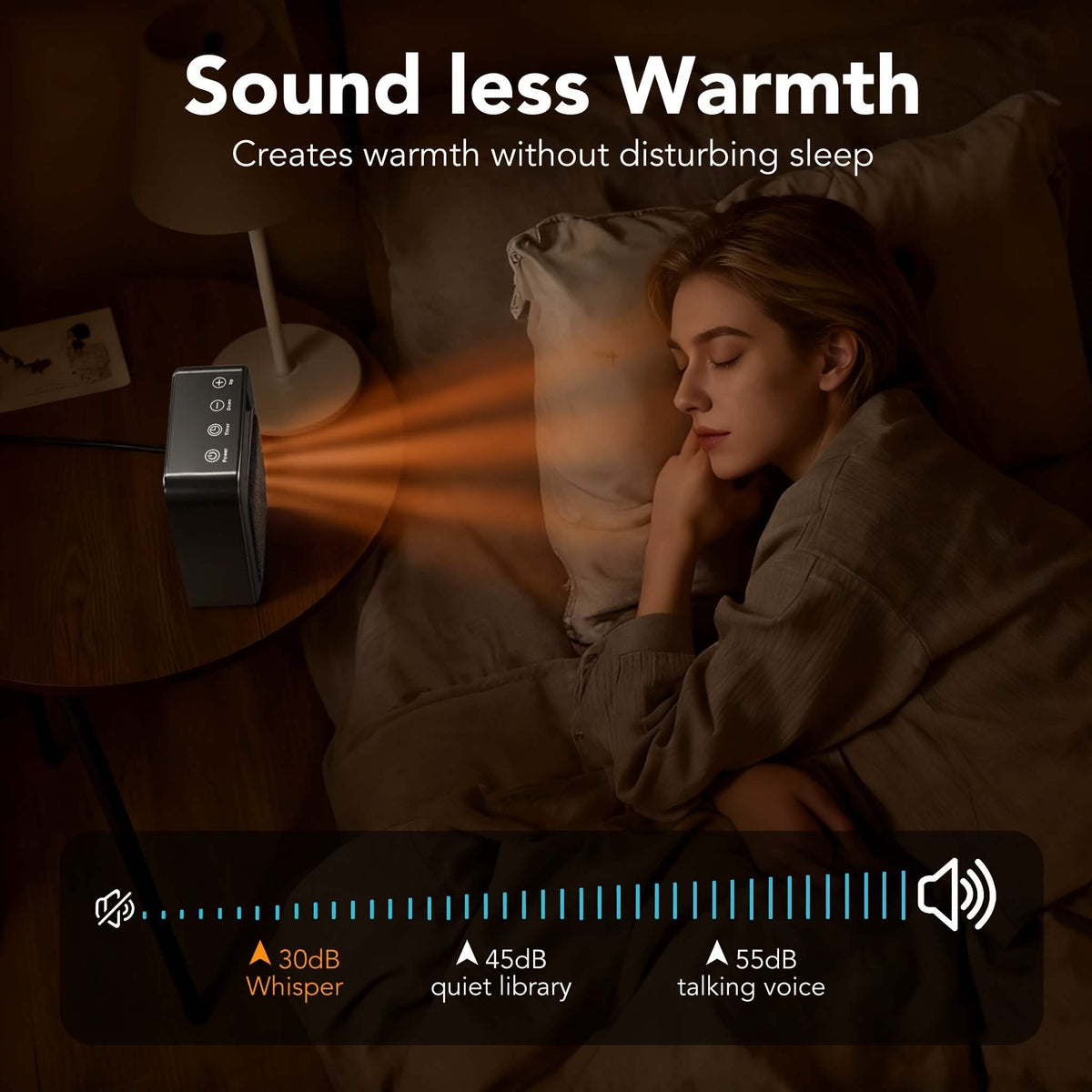 1500W Ceramic Space Heater with Remote & Timer