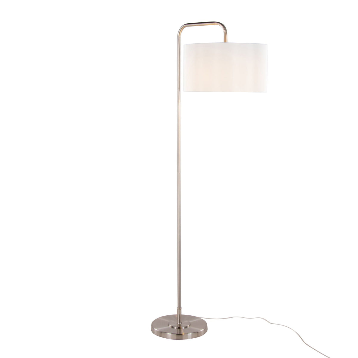 Contemporary Floor Lamp with Drum Shade