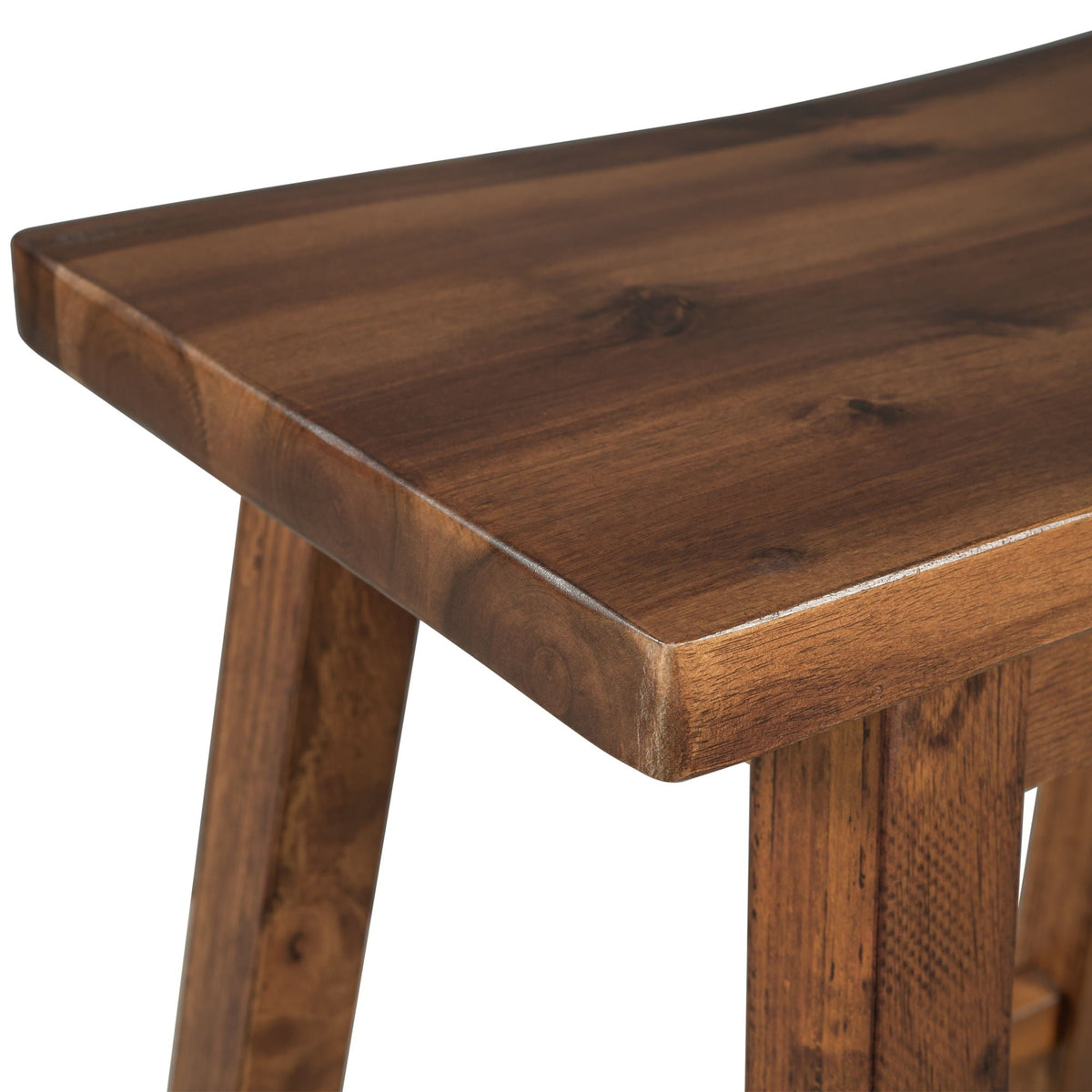 3-Piece Rustic Kitchen Island & Stool Set – Light Brown
