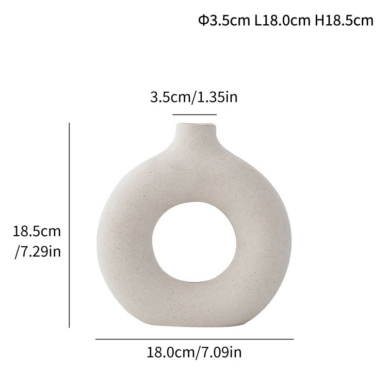 Modern Unglazed Ceramic Vase