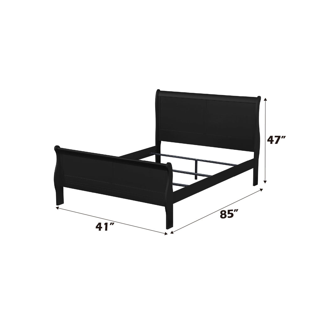 Louis Philippe Sleigh Bedroom Set – King Options