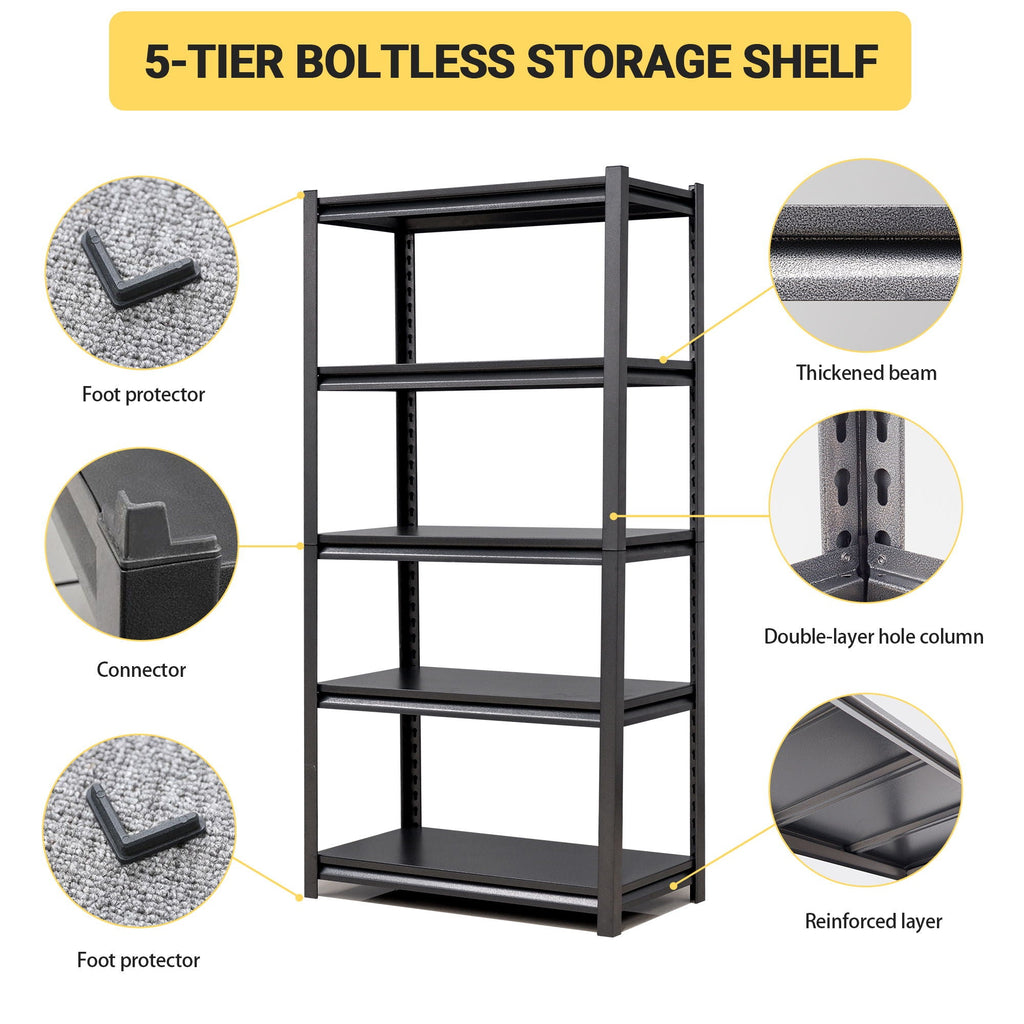 Heavy-Duty Adjustable Garage Shelving Unit