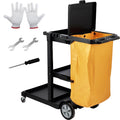 3-Shelf Commercial Janitorial Cleaning Cart