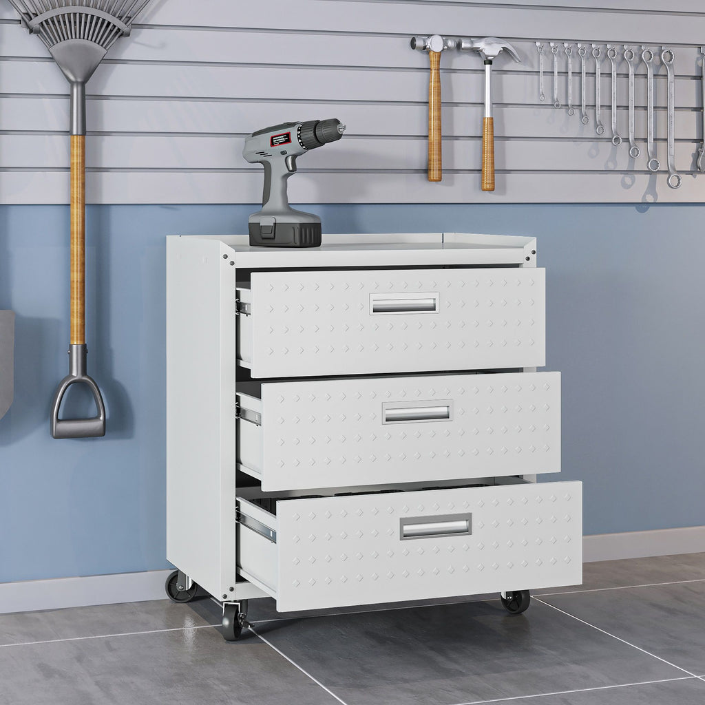 3-Drawer Rolling Garage Cabinet