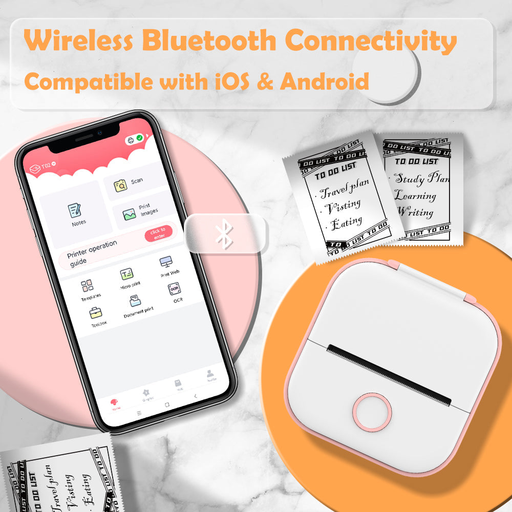 Phomemo T02 Portable Mini Thermal Printer