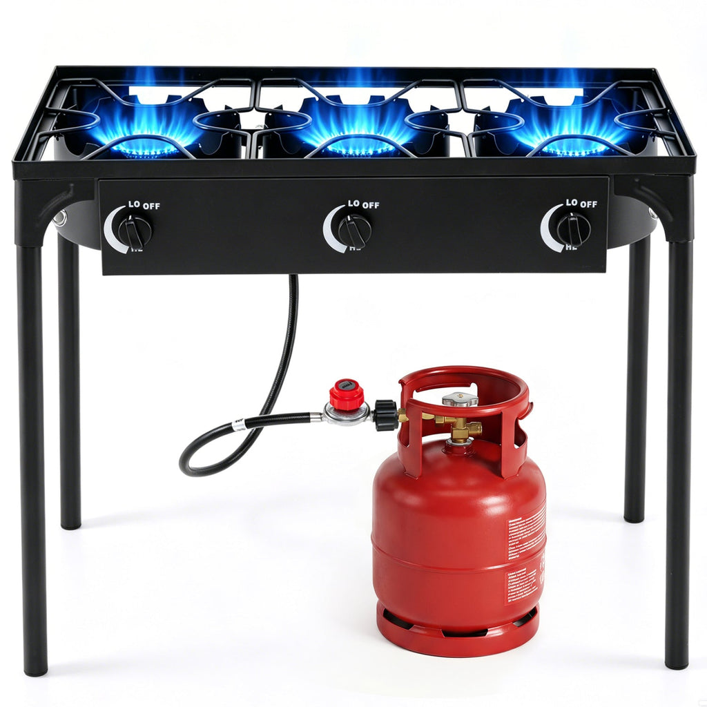 240,000 BTU 3-Burner Outdoor Propane Stove