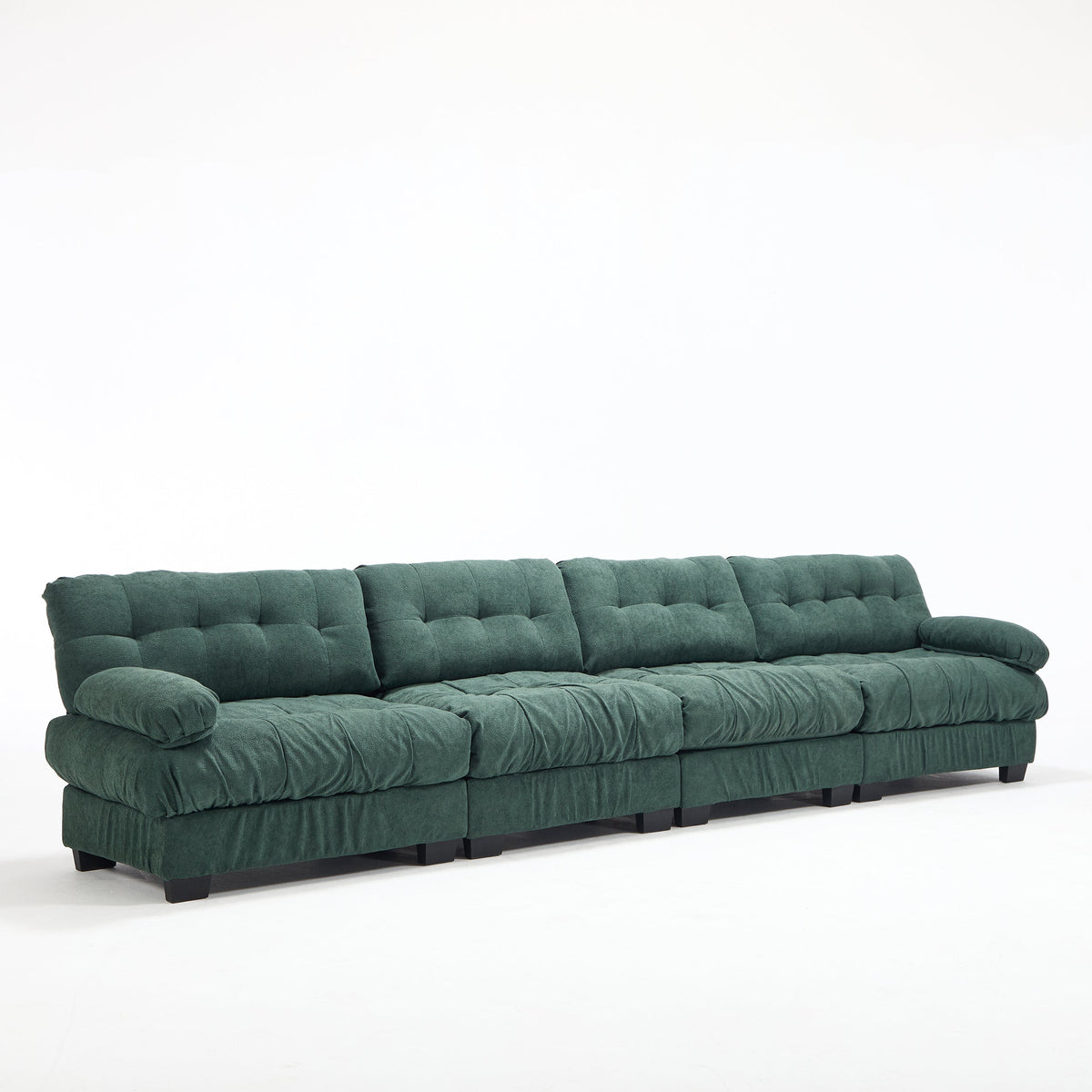 158-Inch Deep-Seat Modular Cloud Sectional Sofa