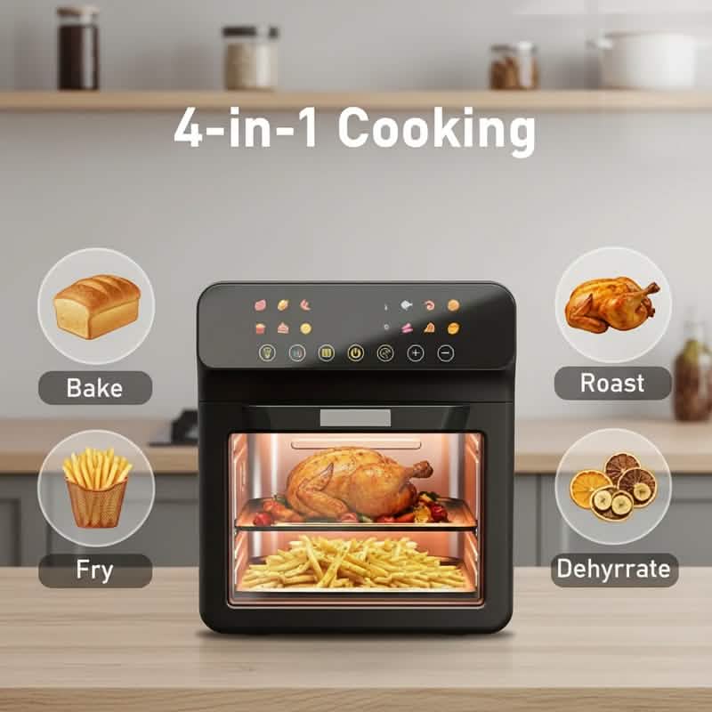 12-Qt 12-in-1 Smart Air Fryer Oven