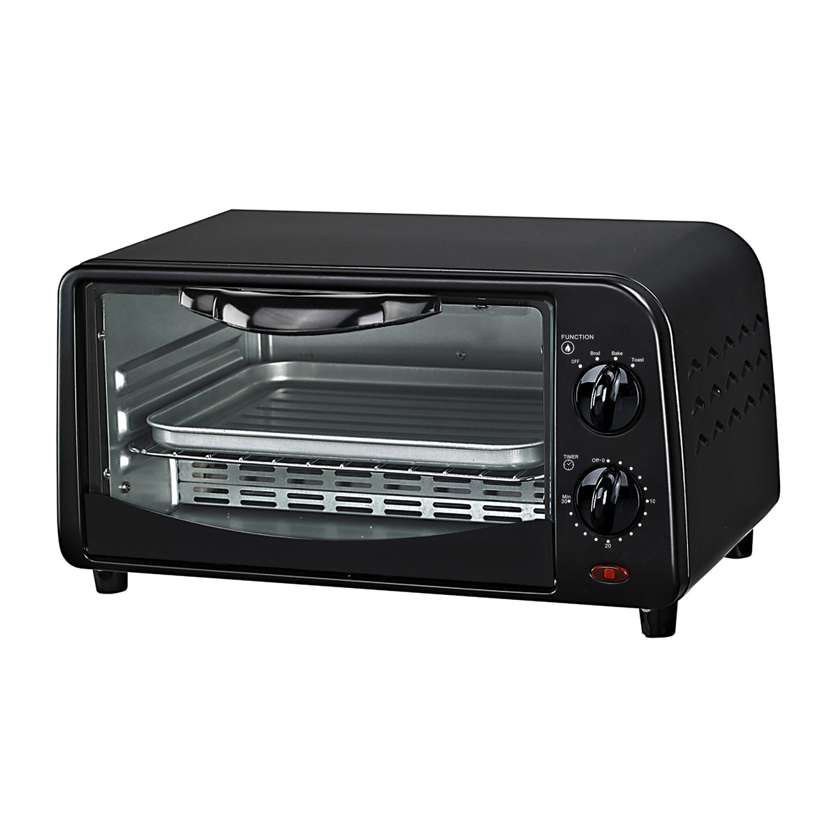 Courant 4-Slice Countertop Toaster Oven – Black