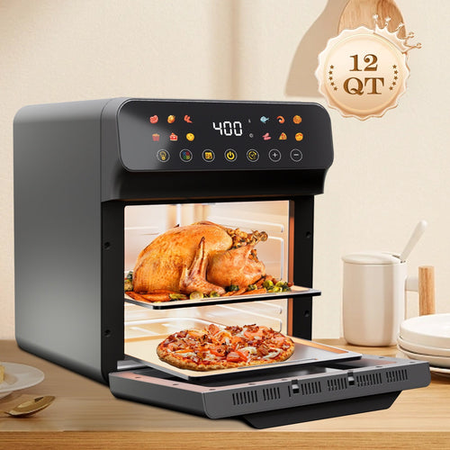 12-Qt 12-in-1 Smart Air Fryer Oven
